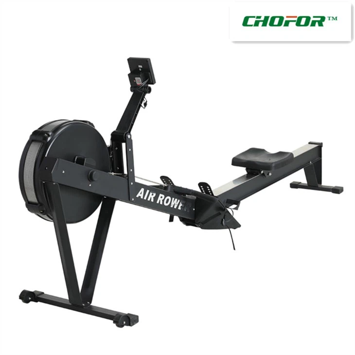 Air Rower Machine With Chain Transmission